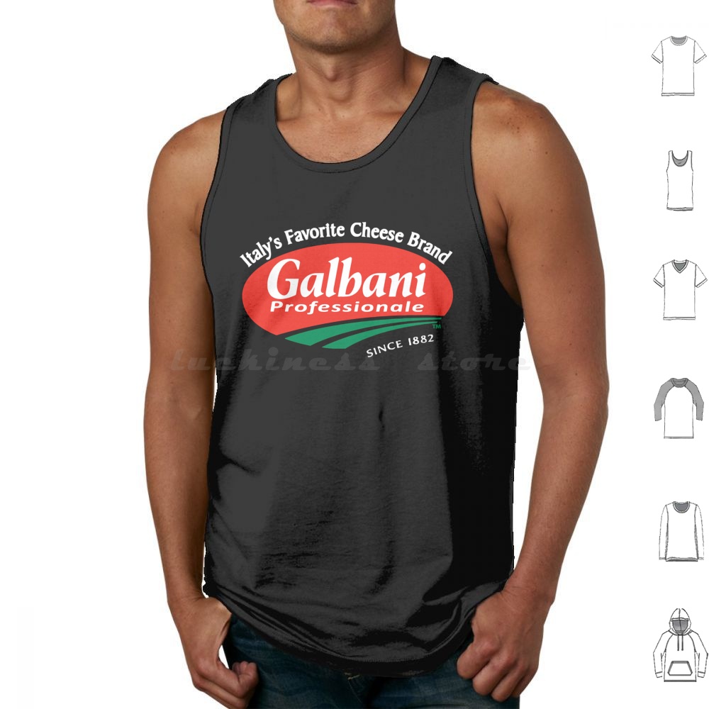 Logo Food Snack - Official Galbani Original Logo Tank Tops