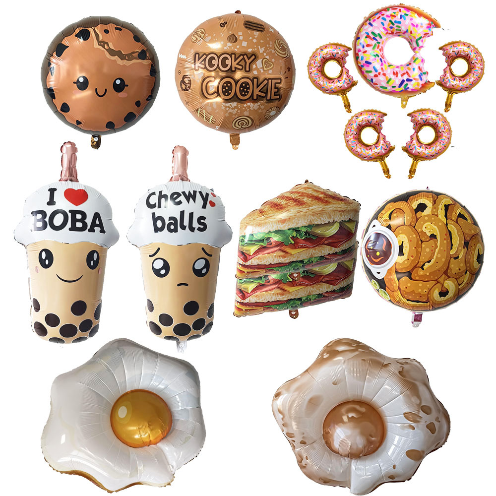 Food Snacks Chips - Food Themed Balloons Giant Fried Egg