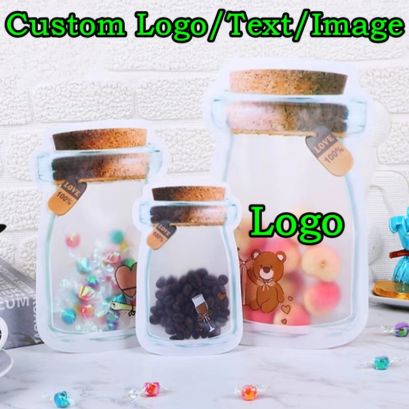Logo Food Snack - 100PCS Wood Lid Mason Jar Bottle