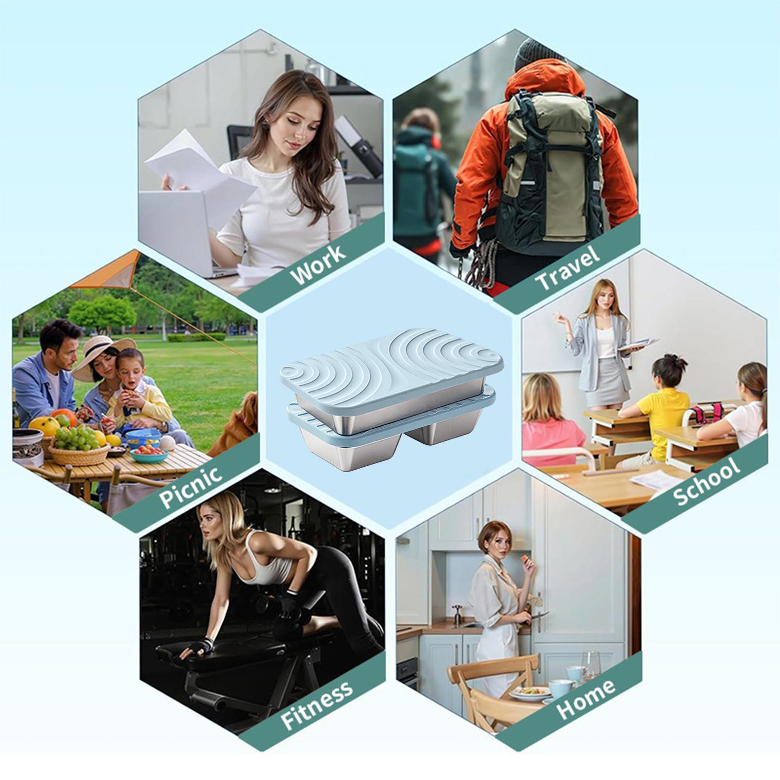 Stainless Steel Snack Containe - Food Snacks For School recension och pris