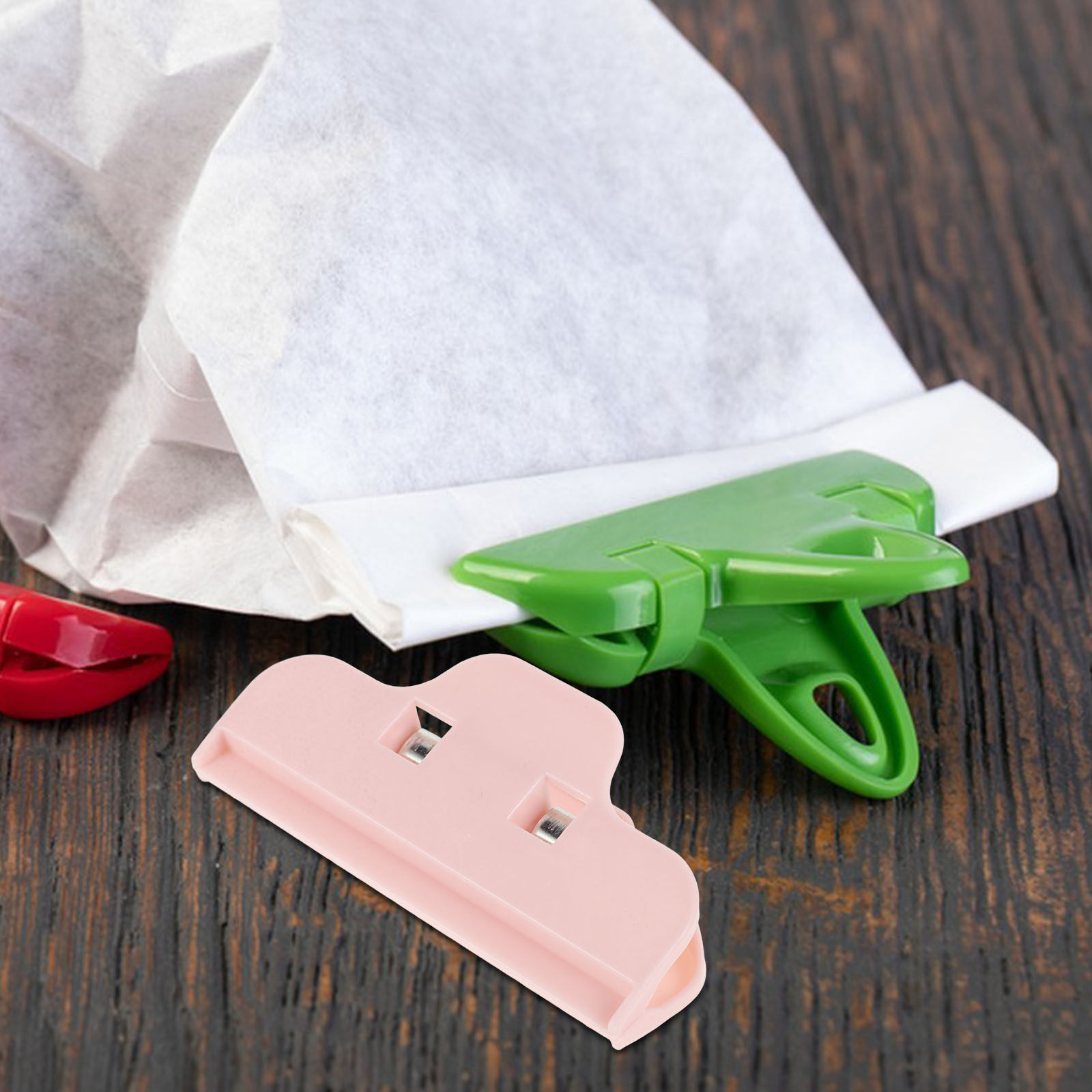 5Pcs Stylish Plastic Food Clip - Food In Japanese Snacks recension och pris