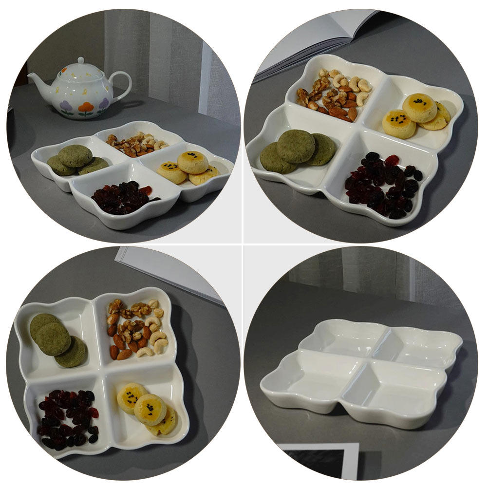 4-Compartment Ceramic Snack Di - Food In Japanese Snacks recension och pris