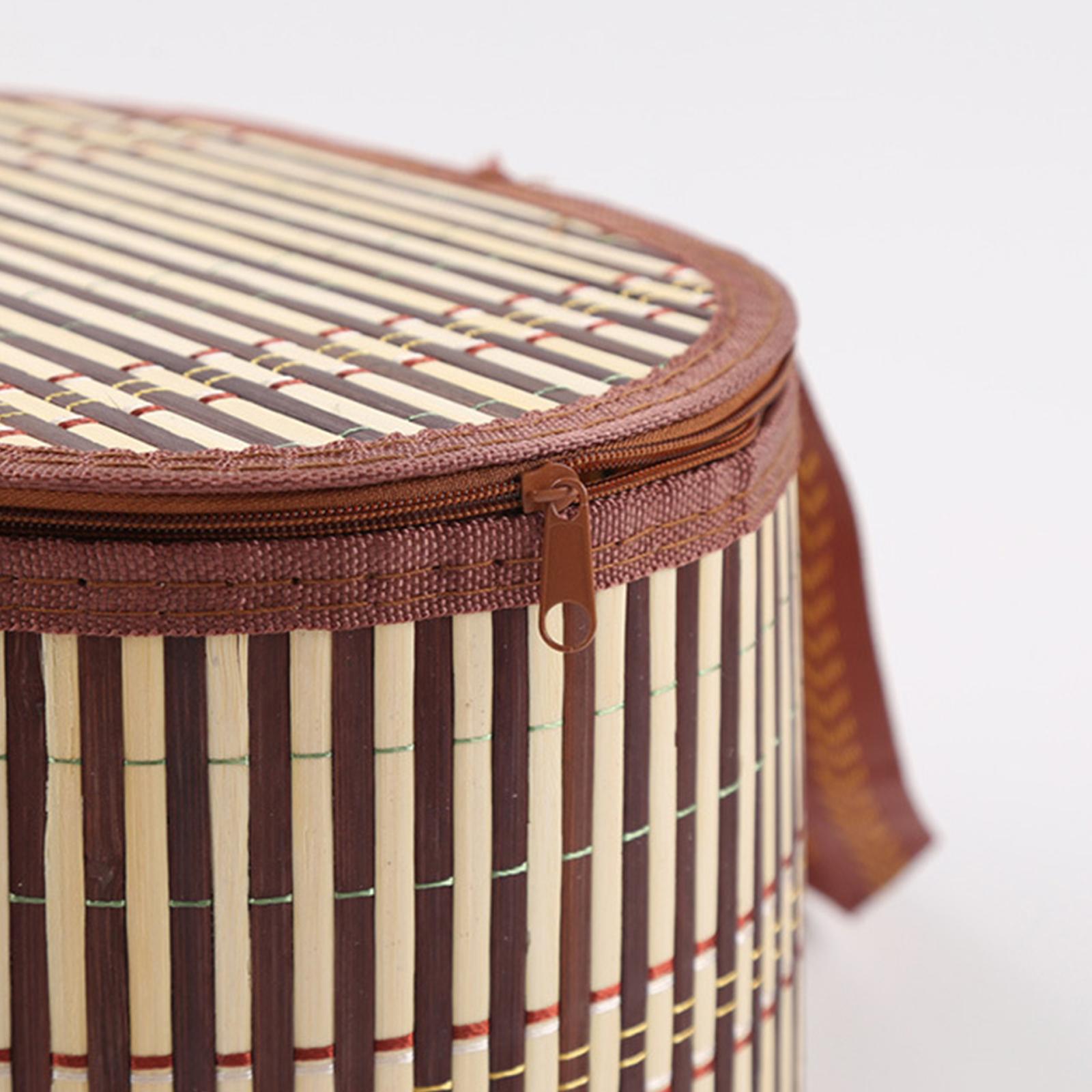 Bamboo Basket Foldable Food Co - Snacks Food Gift Baskets recension och pris
