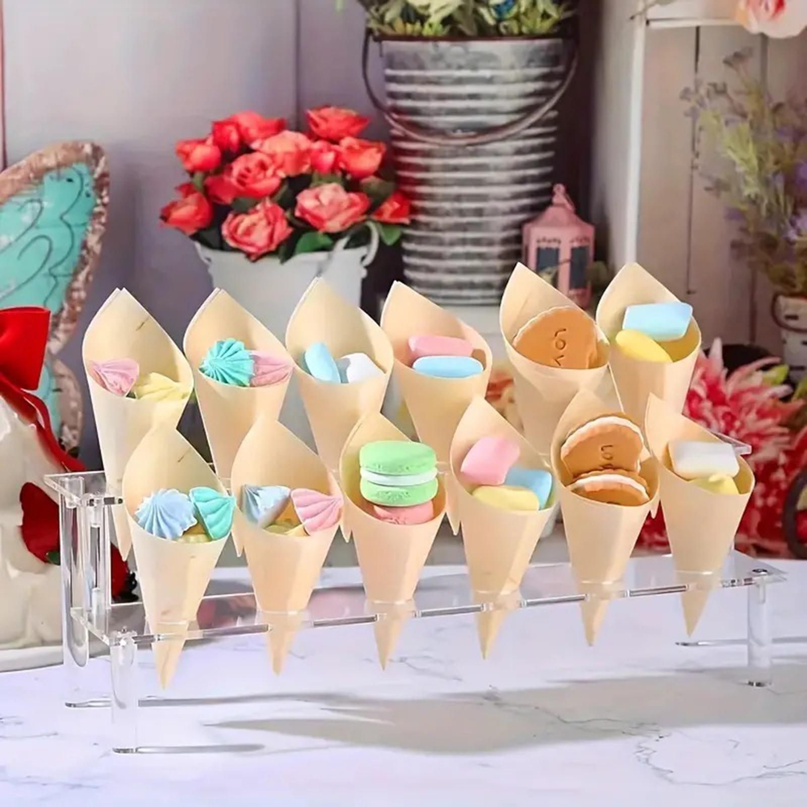 Ice Cream Cone Holder Snack Tr - Food Snacks For Baby Shower recension och pris