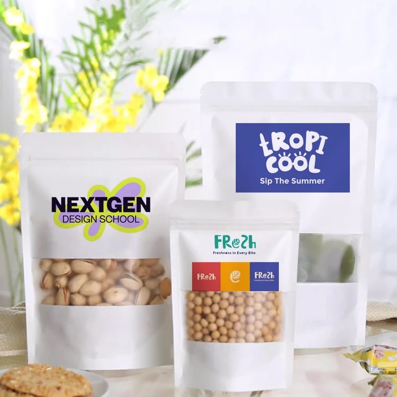 50pcs Customized White Frosted - Food Snacks For School recension och pris