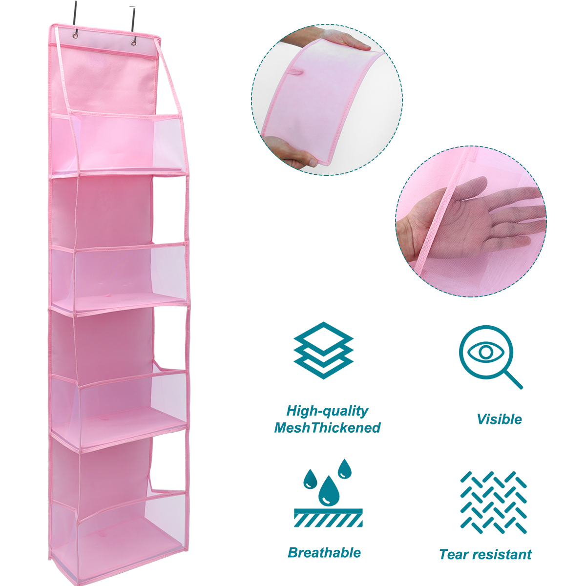 4/6-Tier Hanging Storage Bag F - Food Snacks Packaging recension och pris