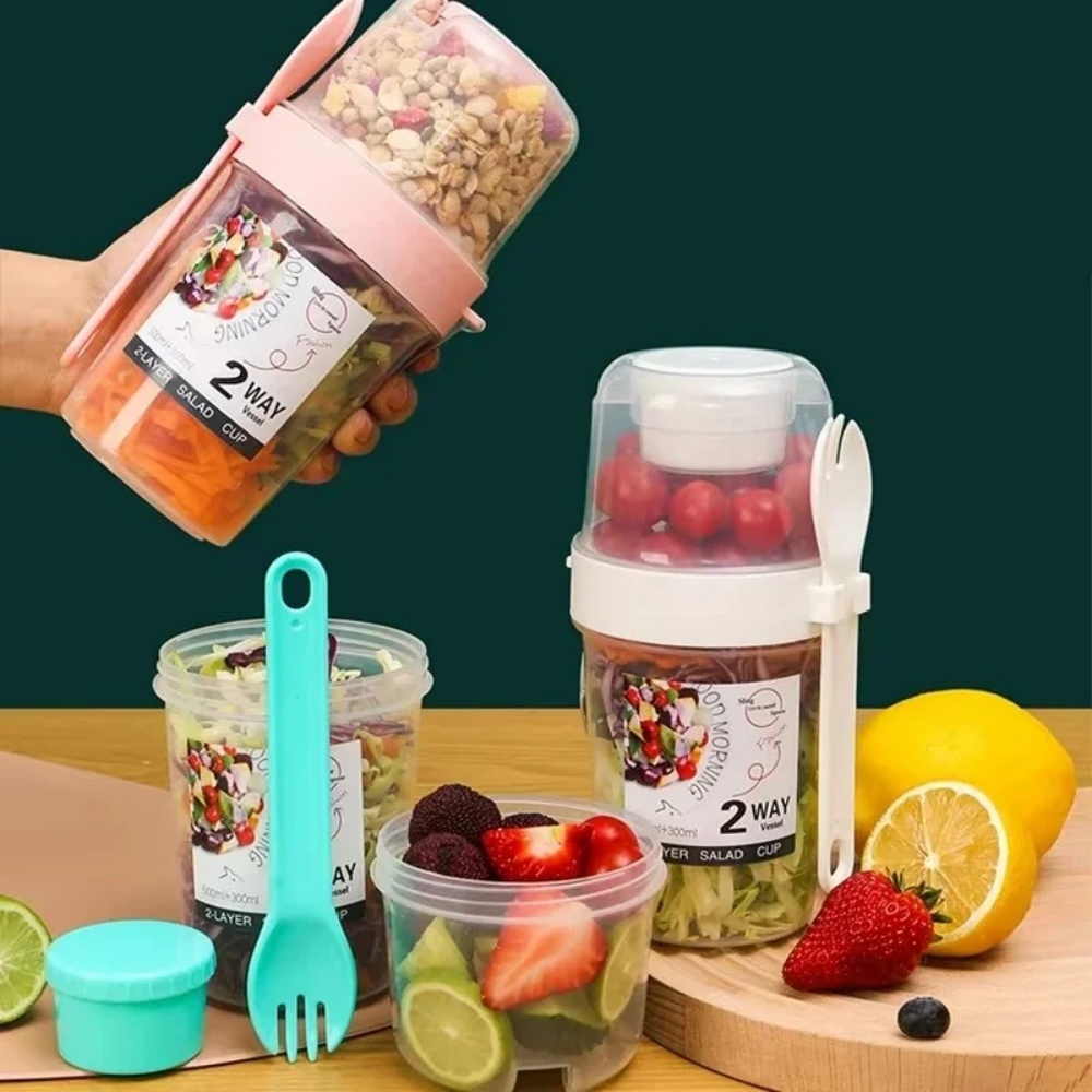 Portable Salad Cup Breakfast C - Food Snacks Wholesale recension och pris