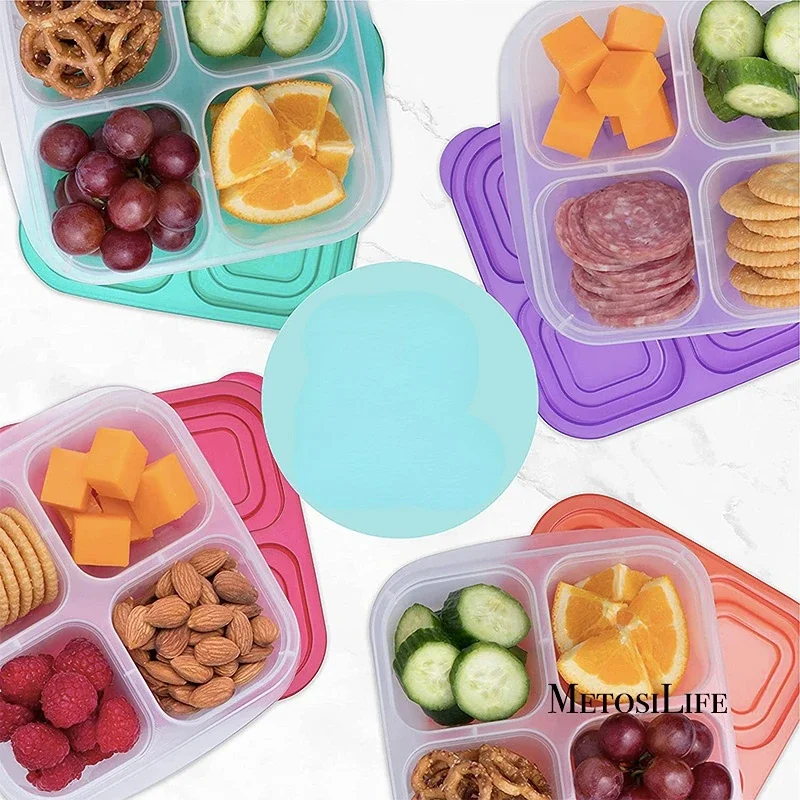 Plastic Bento Snack Box Reusab - Food Snacks For School recension och pris