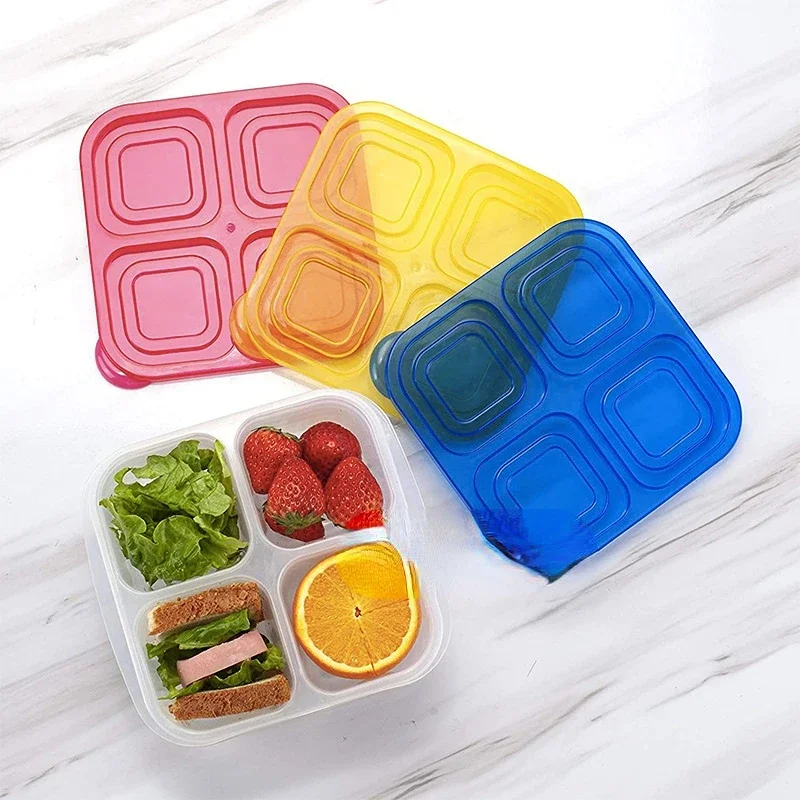 Plastic Bento Snack Box Reusab - Food Snacks For School recension och pris
