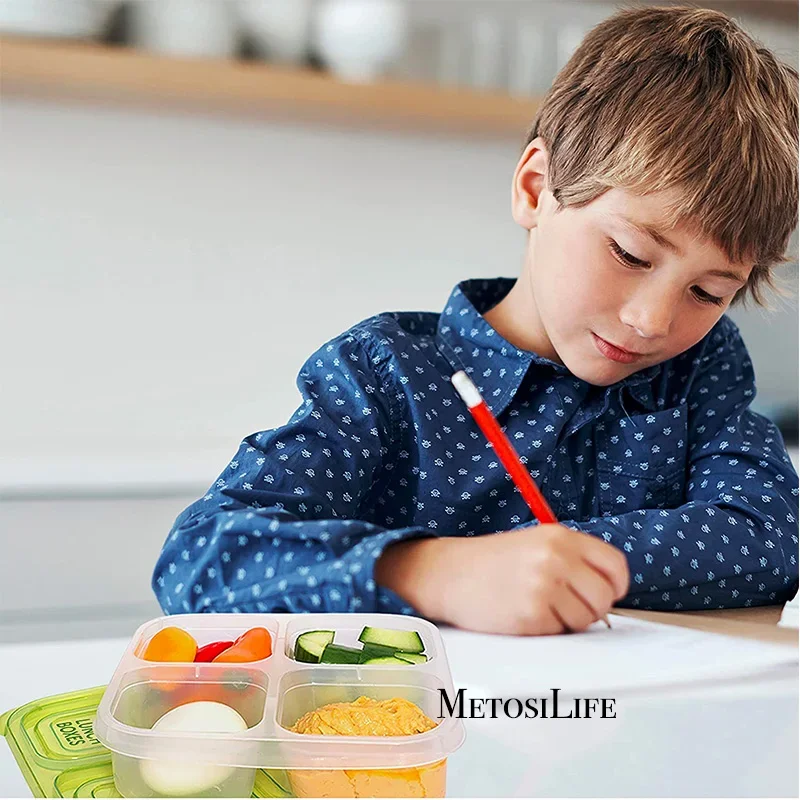 Plastic Bento Snack Box Reusab - Food Snacks For School recension och pris