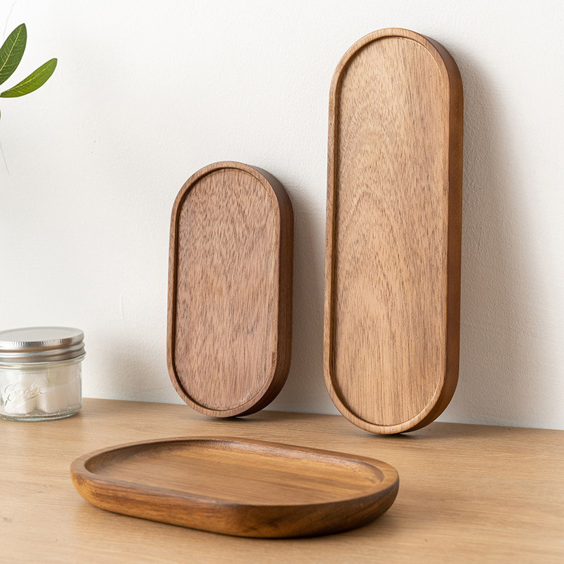 Tableware Solid Wood Food Tray - Food In Japanese Snacks recension och pris