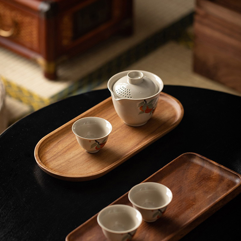 Tableware Solid Wood Food Tray - Food In Japanese Snacks recension och pris
