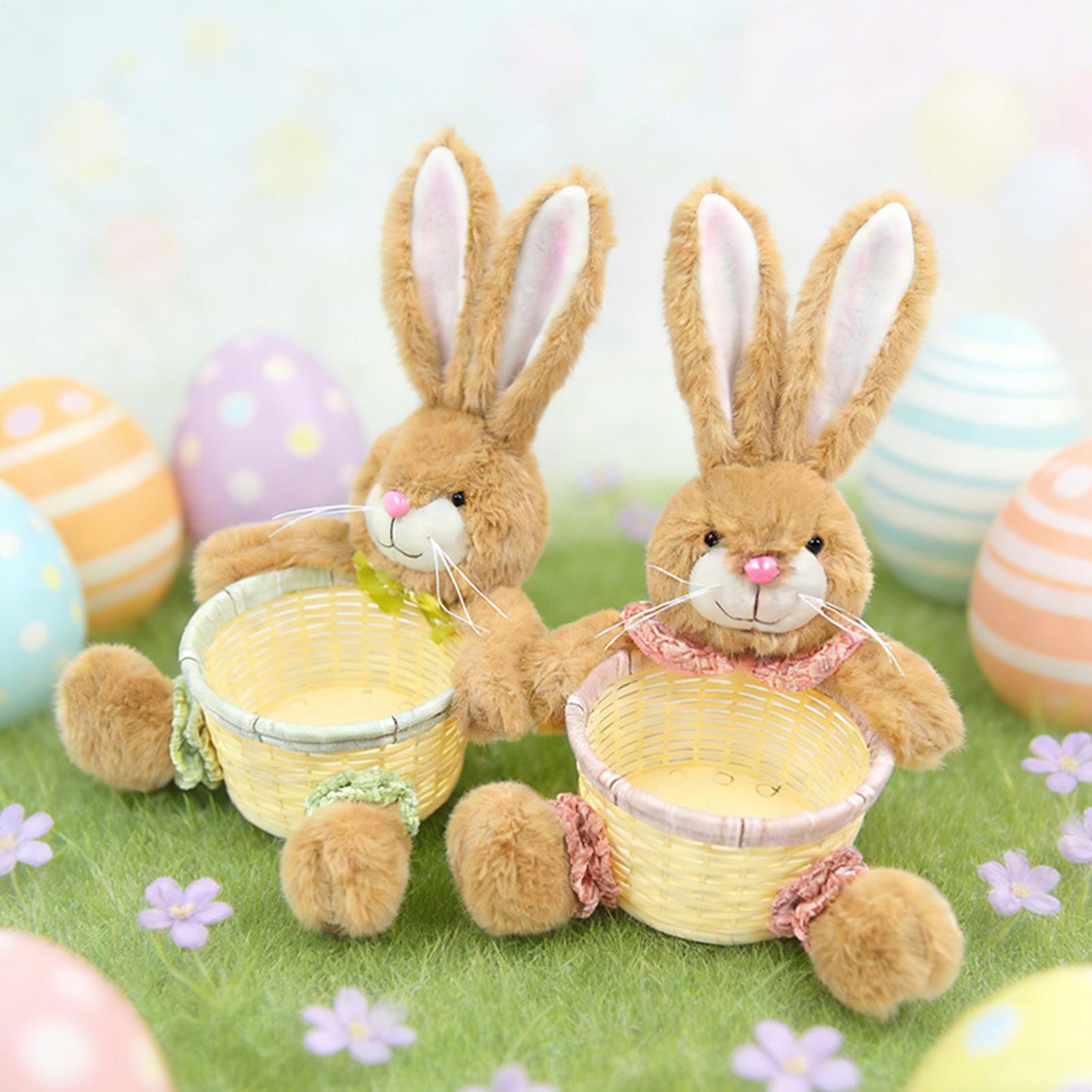 Easter Bunny Basket Rabbits Sh - Snacks Food Gift Baskets recension och pris