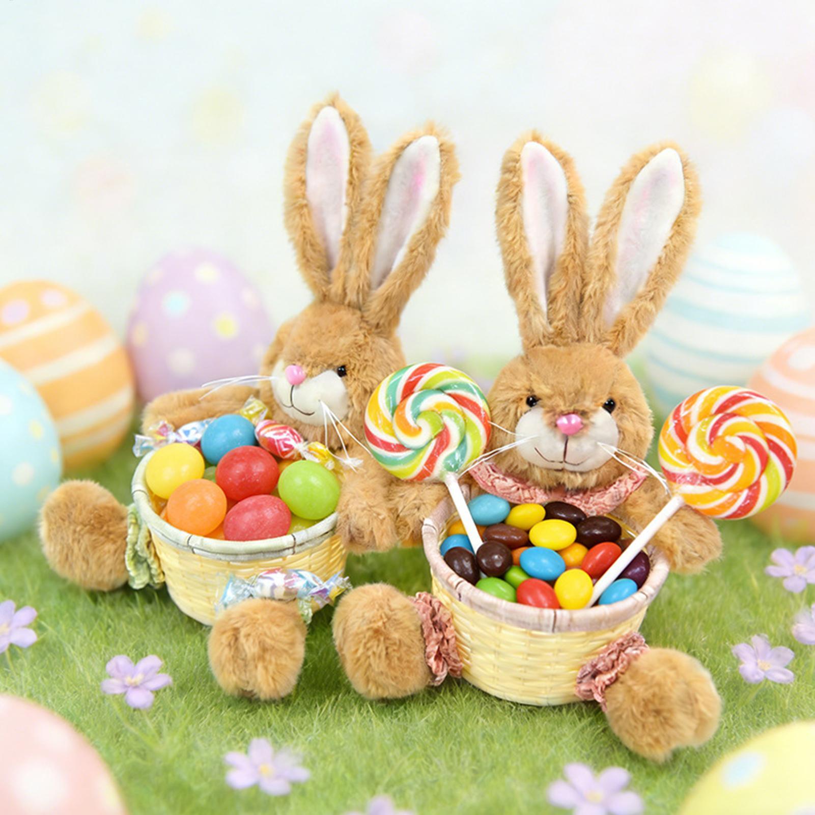 Easter Bunny Basket Rabbits Sh - Snacks Food Gift Baskets recension och pris