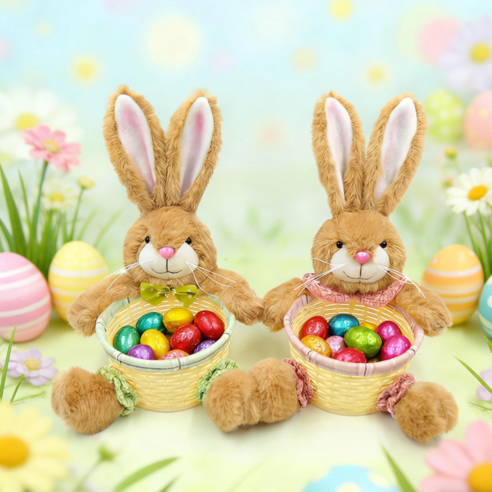 Easter Bunny Basket Rabbits Sh - Snacks Food Gift Baskets recension och pris