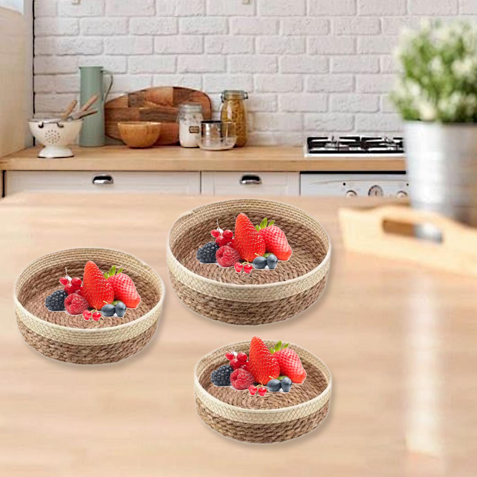 Woven Food Storage Basket Brea - Snacks Food Gift Baskets recension och pris
