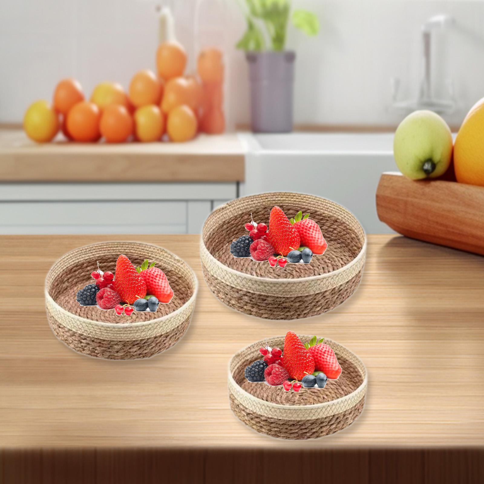 Woven Food Storage Basket Brea - Snacks Food Gift Baskets recension och pris