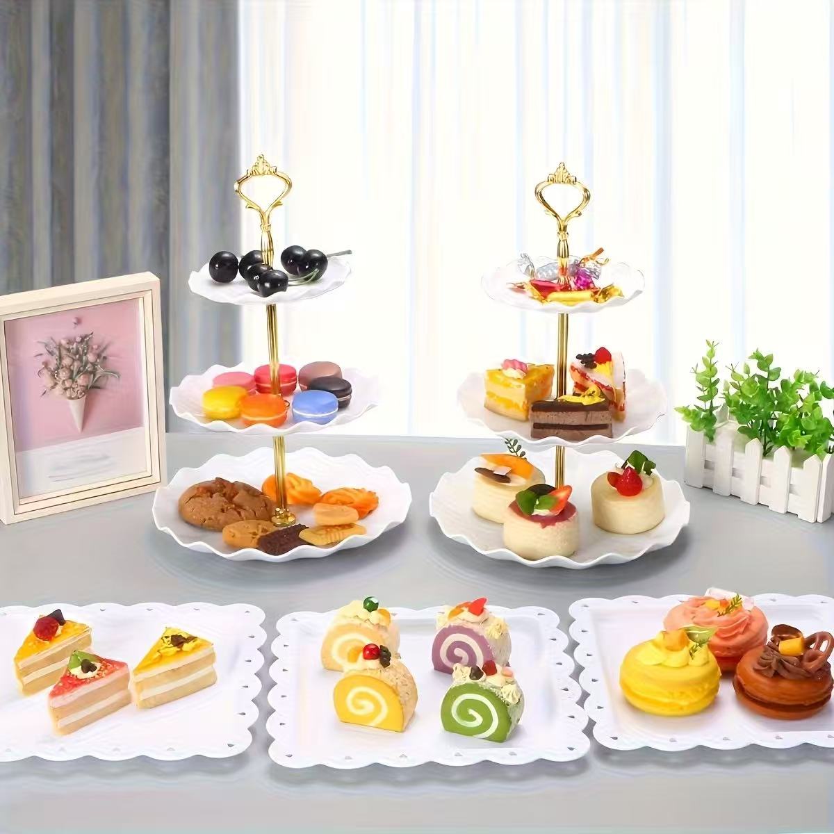 1/3/4/5PCS Decorative Food Tra - Food Snacks For Baby Shower recension och pris