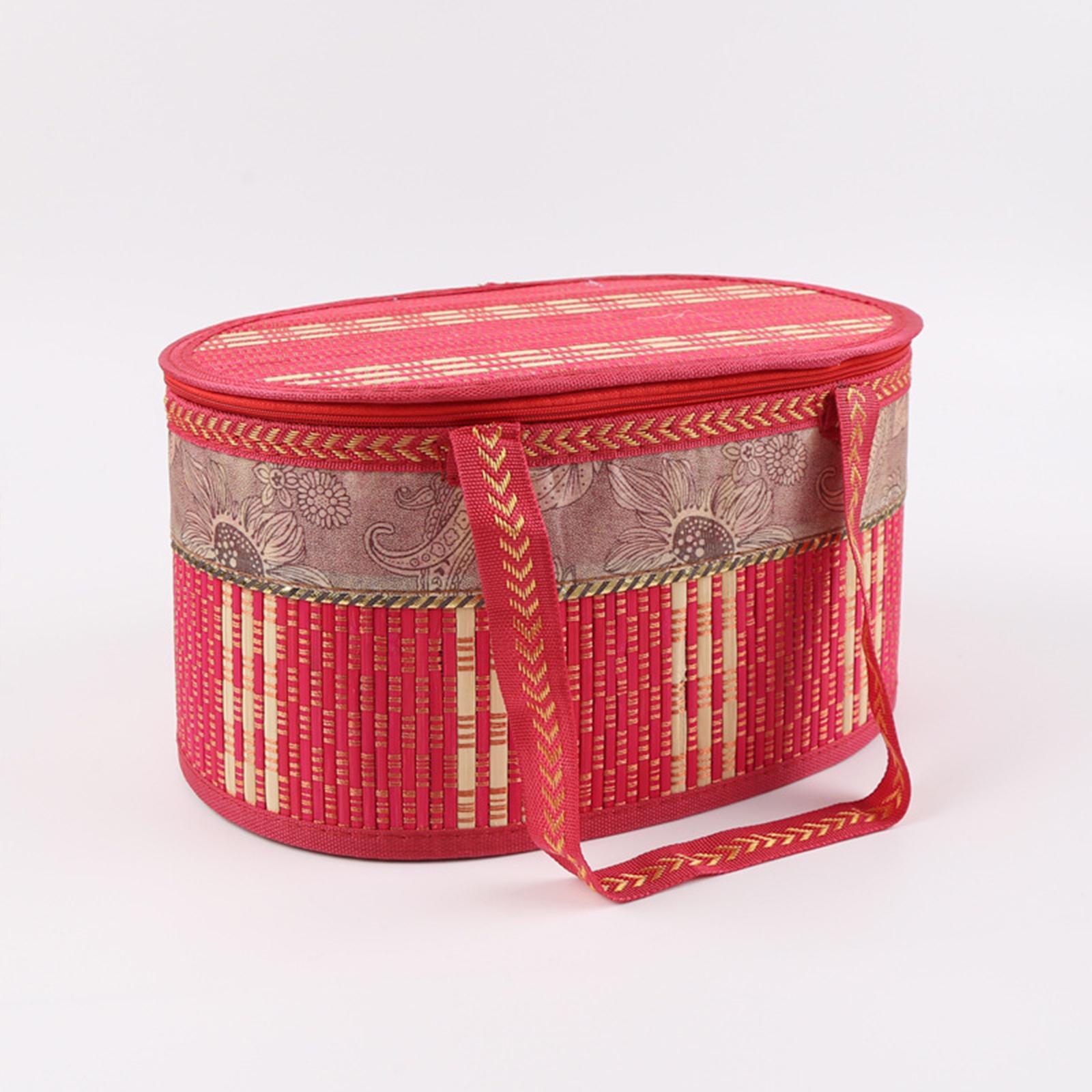 Folding Bamboo Basket Food Sto - Snacks Food Gift Baskets recension och pris