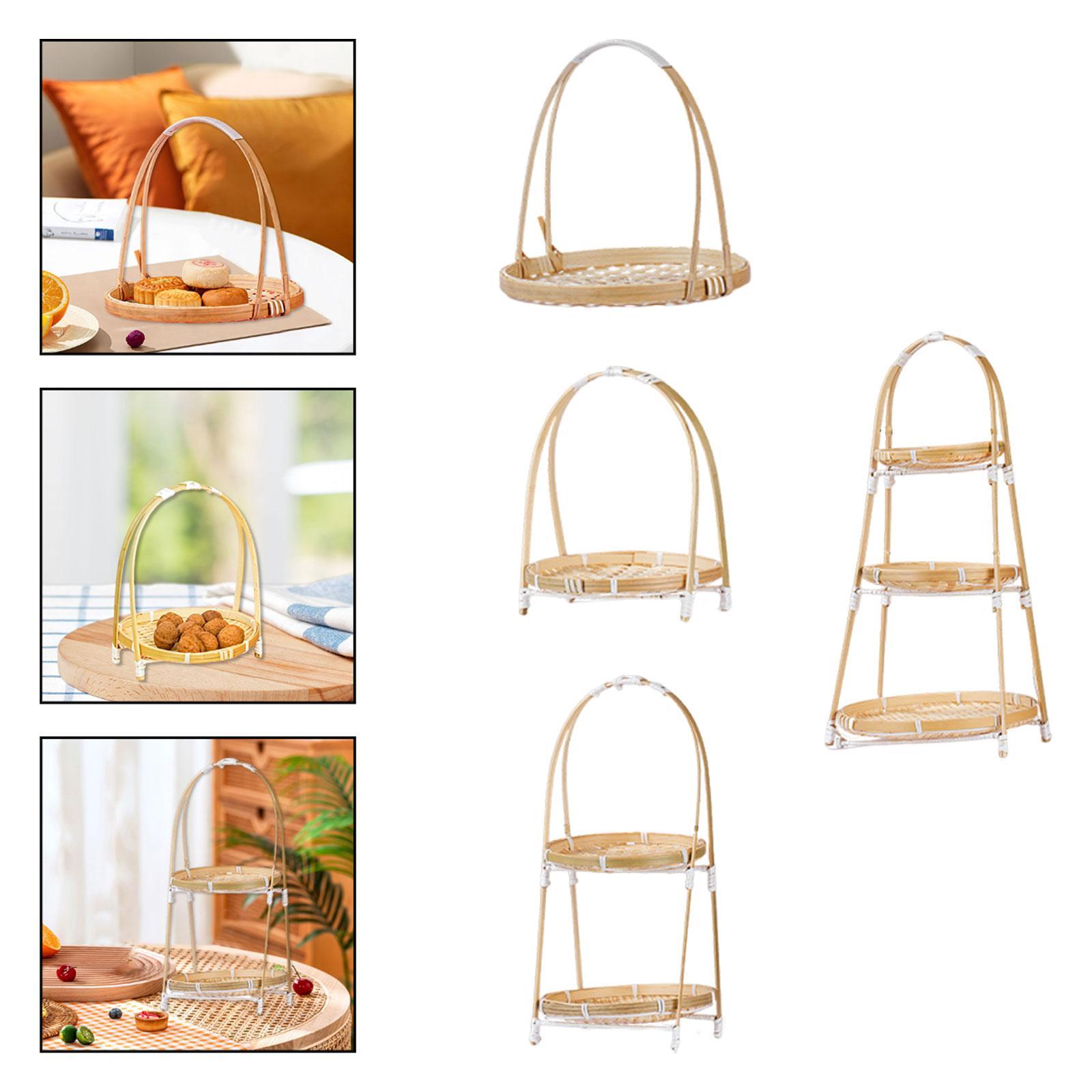Snack Organizer Woven Bamboo T - Snacks Food Gift Baskets recension och pris