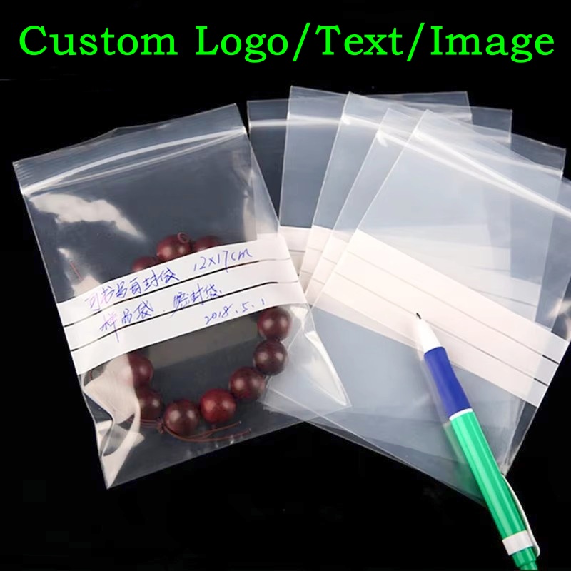 200PCS PE Clear Plastic Writin - Food Snacks For School recension och pris