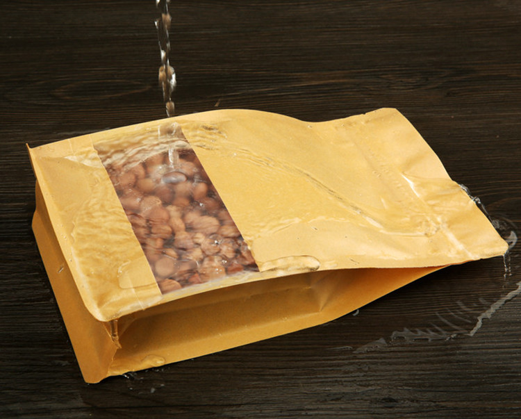 50PCS 3D Stand-up Kraft Paper  - Logo Food Snack recension och pris