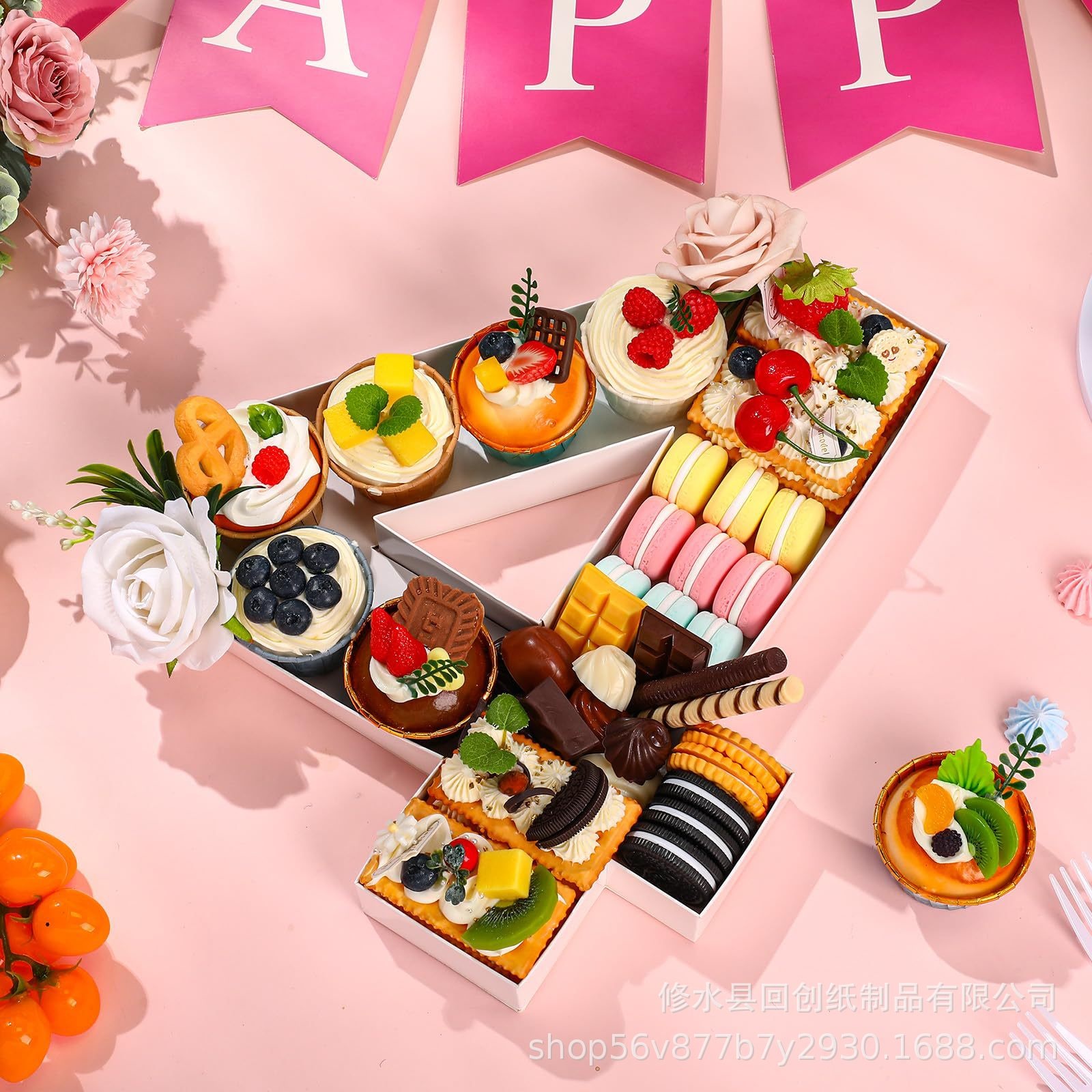 0-9 Number Food Trays Birthday - Food Snacks For Baby Shower recension och pris