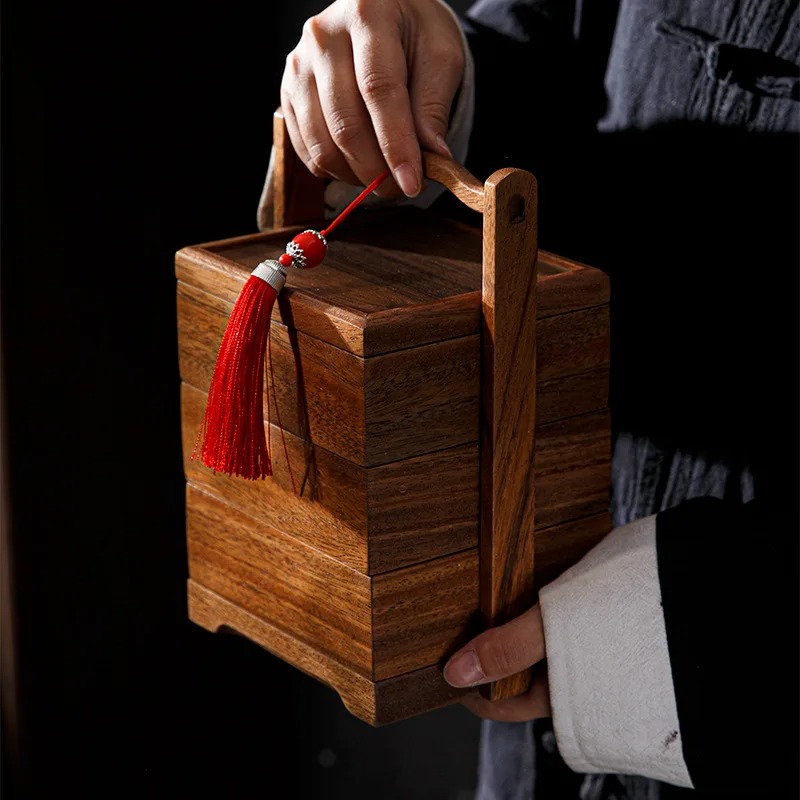 Minimalist Multi-Layer Stackab - Snacks Food Gift Baskets recension och pris