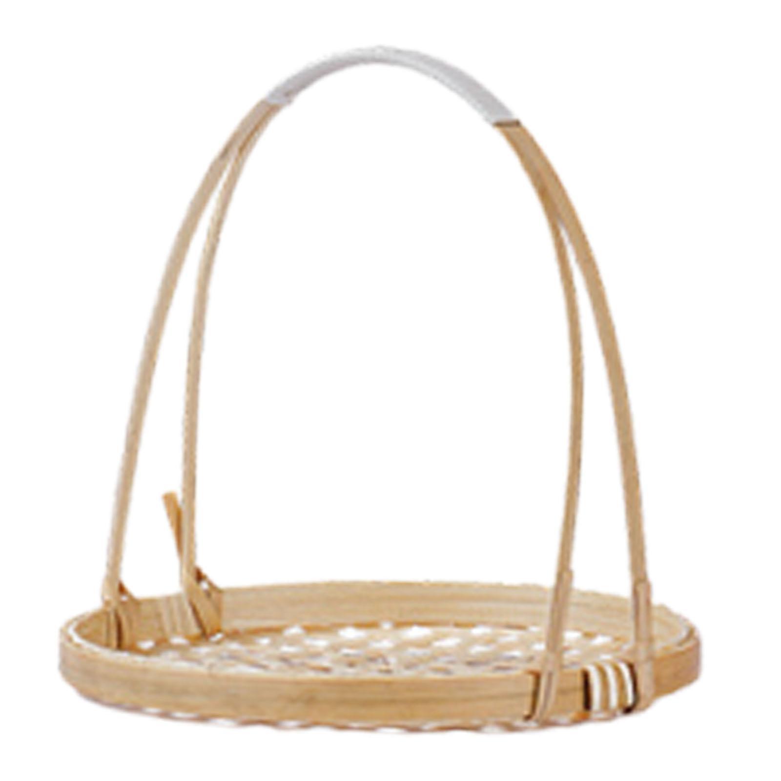 Woven Bamboo Snack Stand Food  - Snacks Food Gift Baskets recension och pris