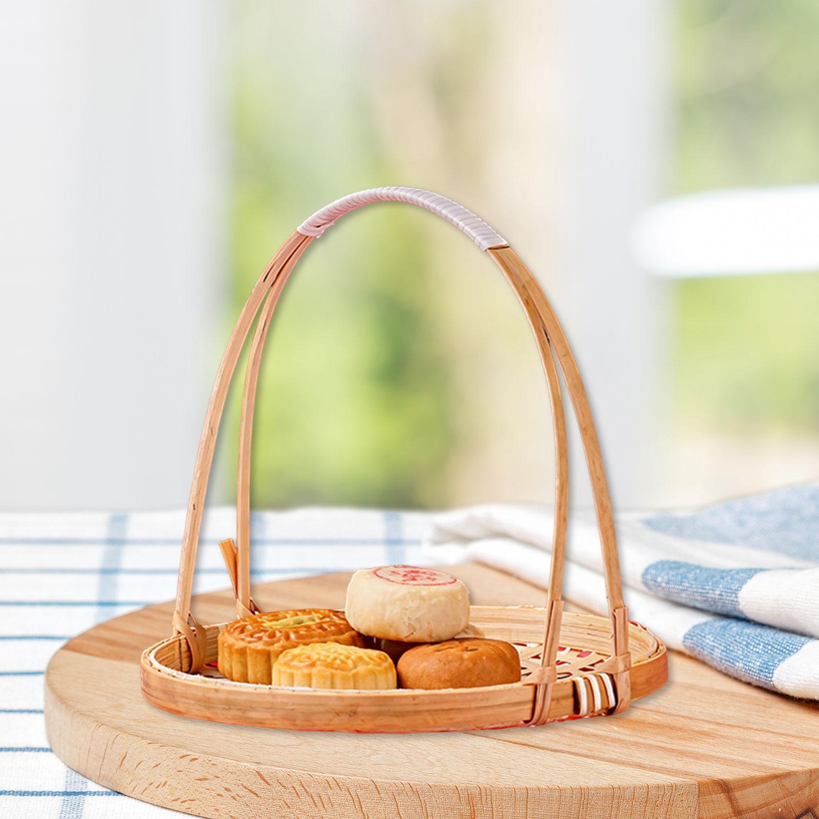 Woven Bamboo Snack Stand Food  - Snacks Food Gift Baskets recension och pris