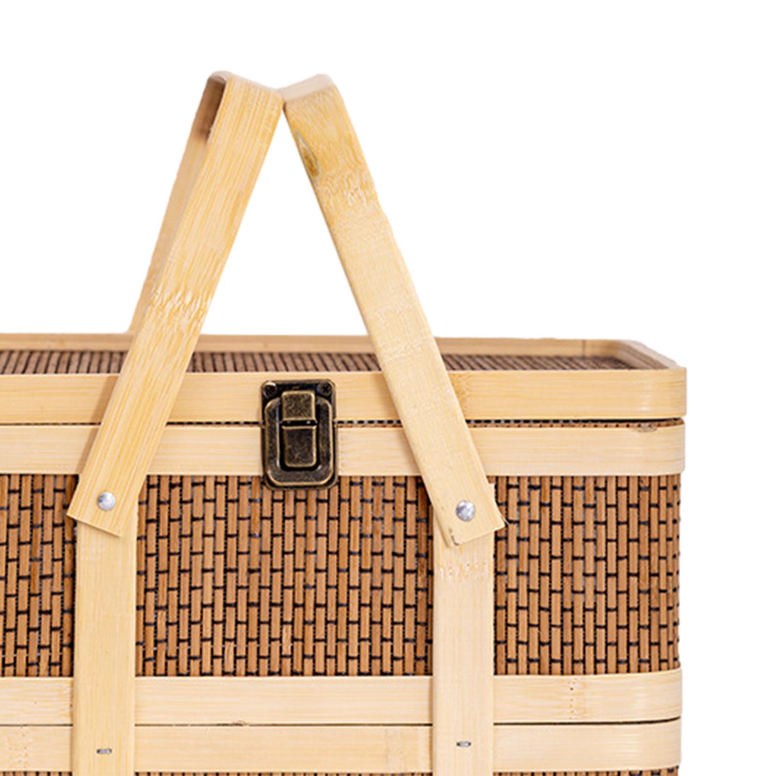 Woven Picnic Basket,Food Stora - Snacks Food Gift Baskets recension och pris