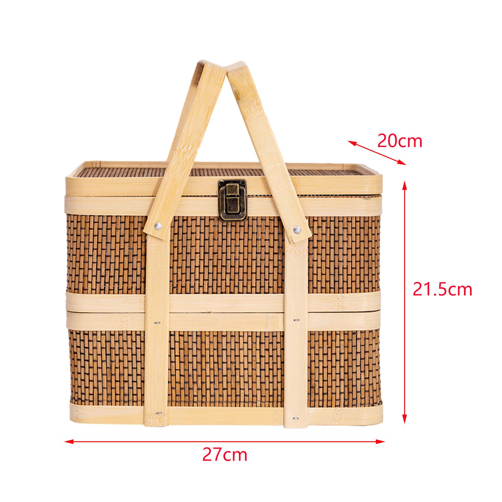 Woven Picnic Basket,Food Stora - Snacks Food Gift Baskets recension och pris
