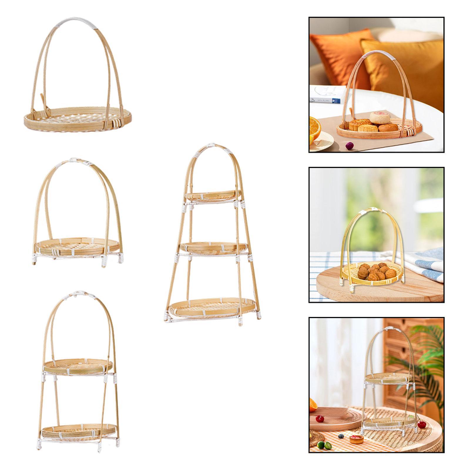Bamboo Woven Snack Organizer M - Snacks Food Gift Baskets recension och pris