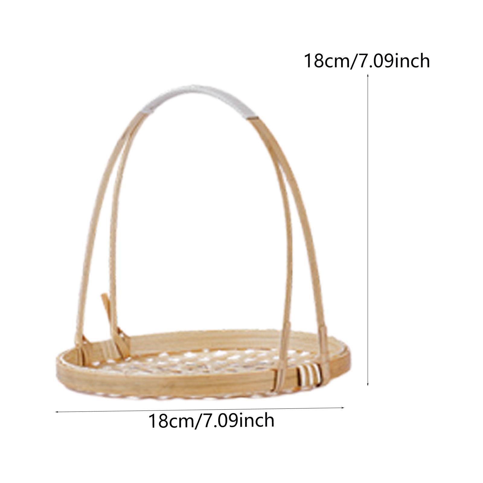 Bamboo Woven Snack Organizer M - Snacks Food Gift Baskets recension och pris