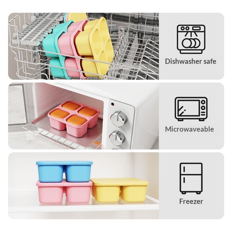 Food Grade Silicone Snack Box  - Food Snacks For School recension och pris