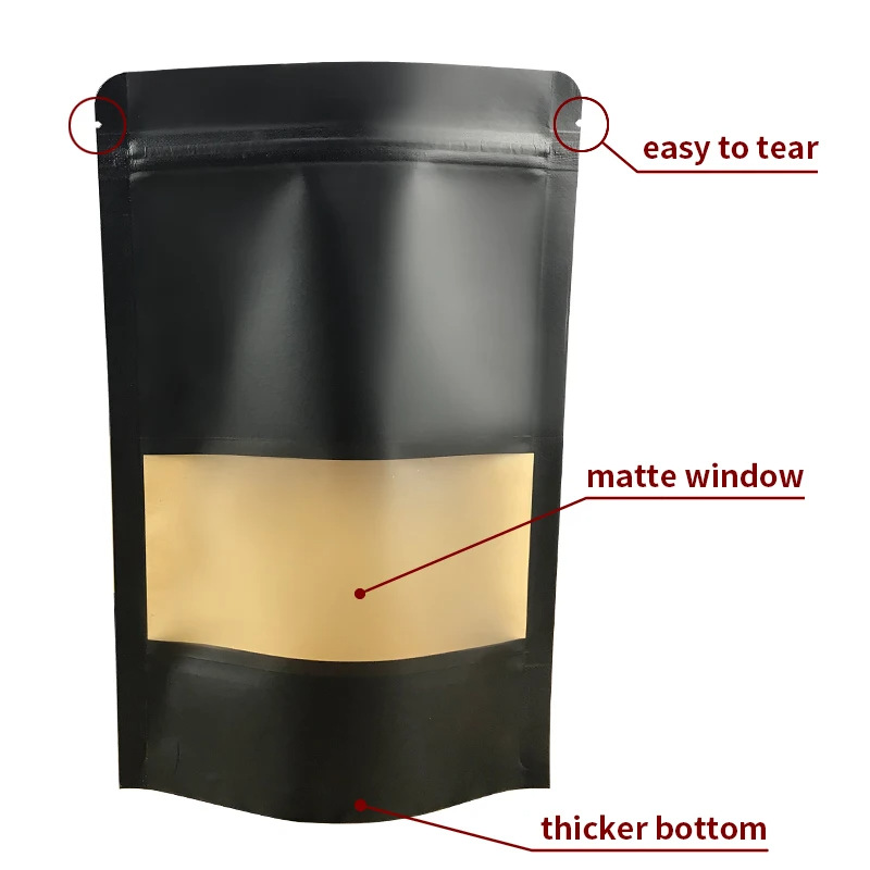 Wholesale Black Kraft Paper St - Logo Food Snack recension och pris