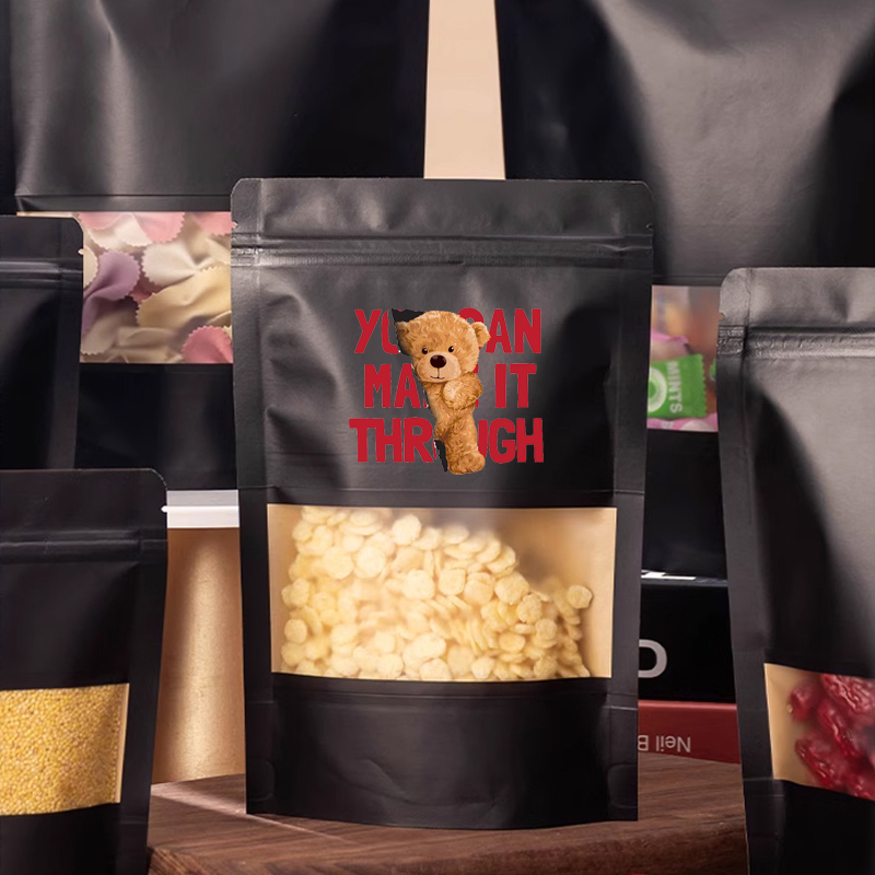 Wholesale Black Kraft Paper St - Logo Food Snack recension och pris