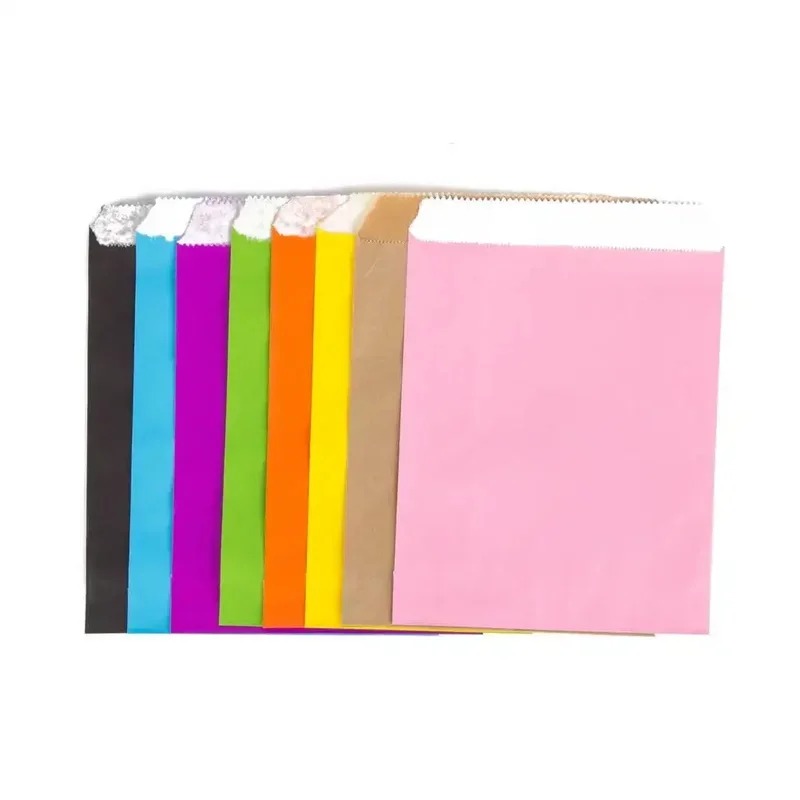 50/100pcs color Gift Kraft Pap - Food Snacks For School recension och pris