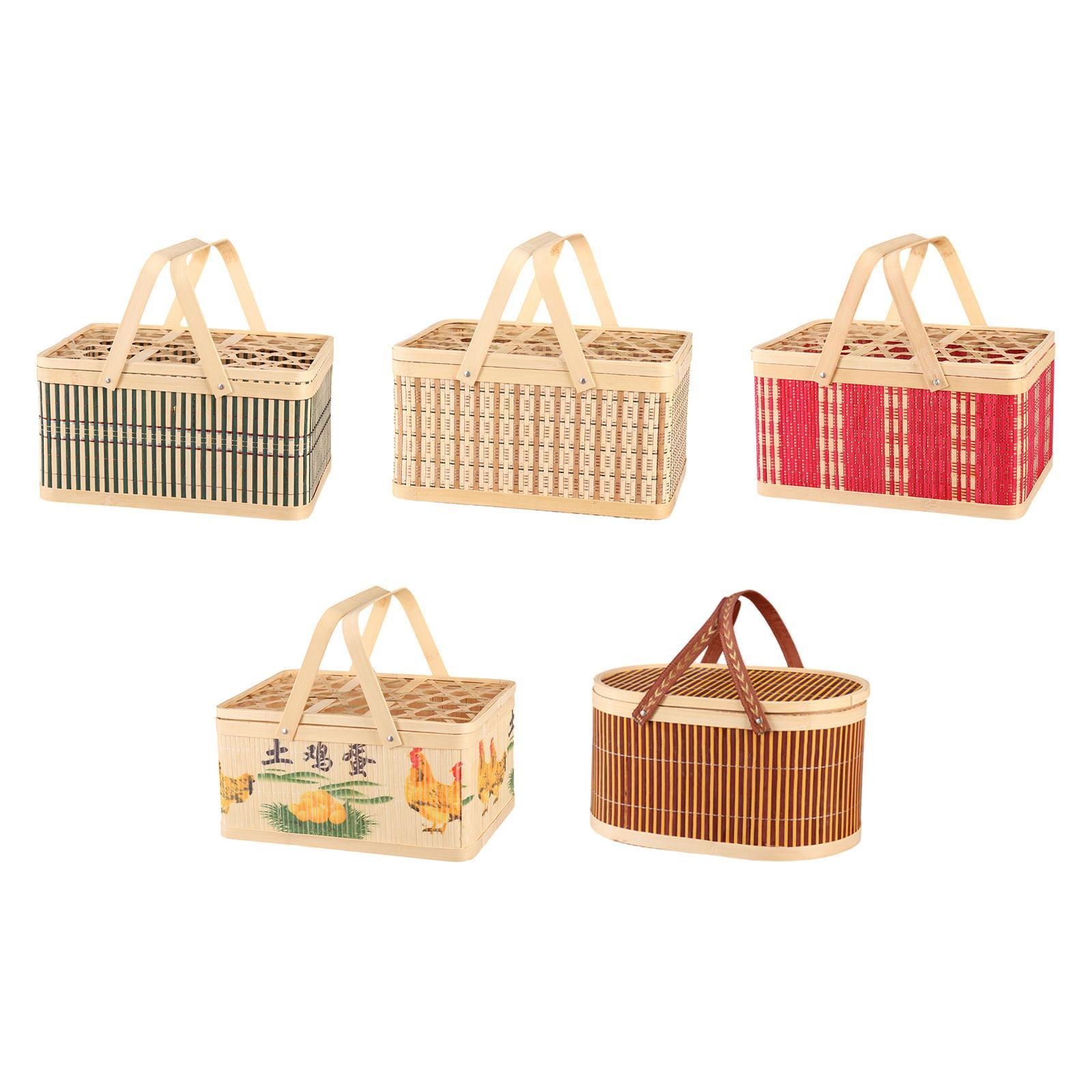 Flower Basket Portable Gift Wr - Snacks Food Gift Baskets recension och pris