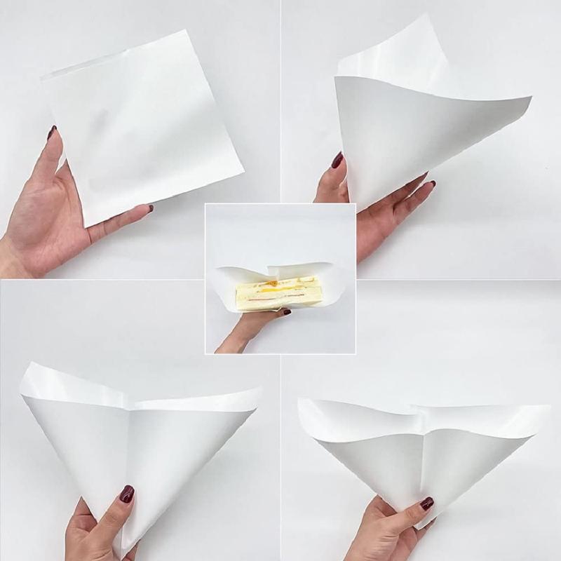 [New] 100 PCS Greaseproof Pape - Food Snacks Wholesale recension och pris