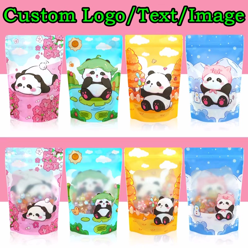 100PCS Aluminum Foil Stand-up  - Logo Food Snack recension och pris