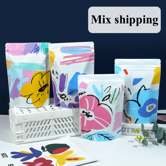 100PCS Aluminum Foil Stand-up  - Logo Food Snack recension och pris