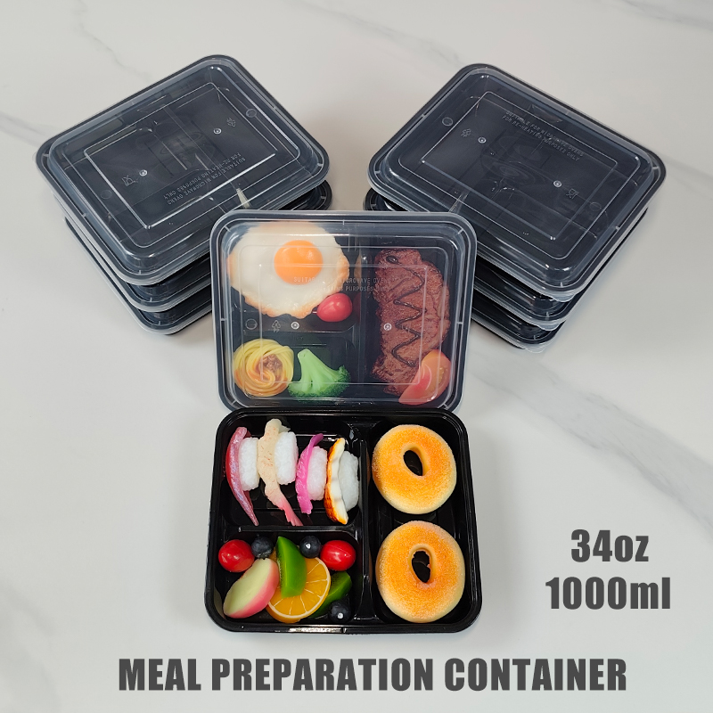 3-Compartment 34 Oz/1000 Ml, 1 - Food Snacks For School recension och pris