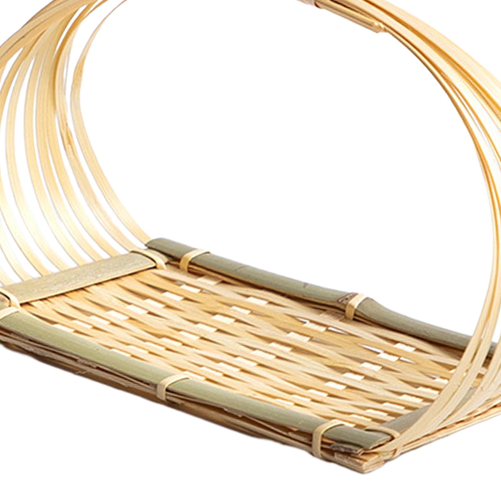 Bamboo Handwoven Dessert Baske - Snacks Food Gift Baskets recension och pris