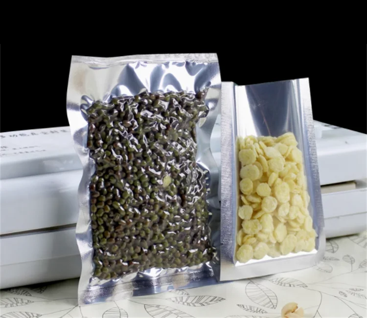 100 Pack Silver Glossy Flat Po - Food Snacks For School recension och pris