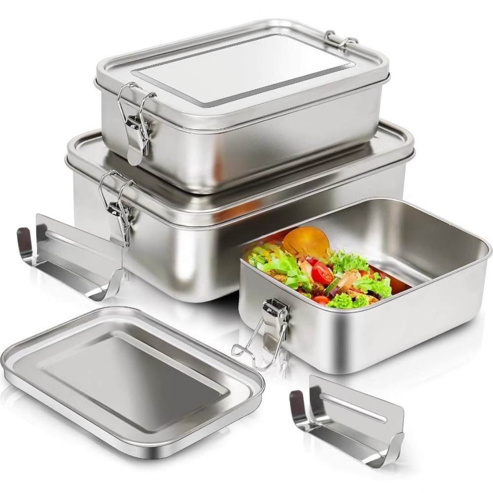 Stainless Steel Bento Box Meta - Food Snacks For School recension och pris