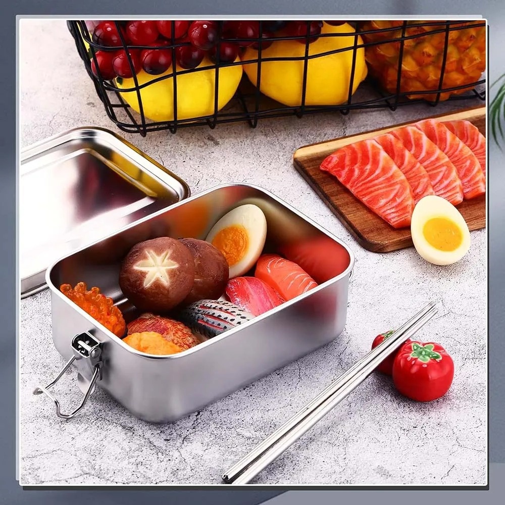 Stainless Steel Bento Box Meta - Food Snacks For School recension och pris